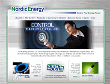 Tablet Screenshot of nordicenergy-us.com